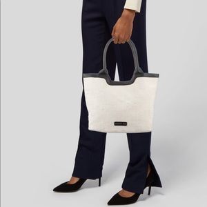 NWT Rachel Zoe Neutral Tote Canvas & Leather